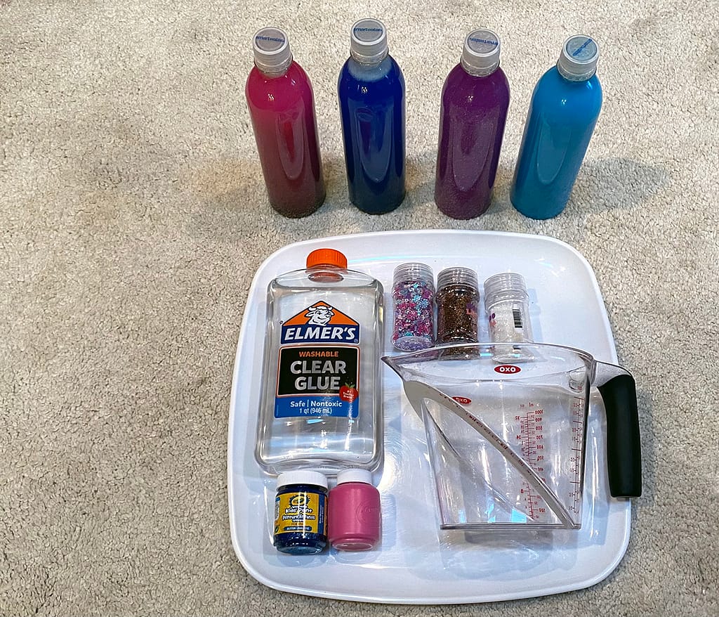 Calming Glitter Bottle Ingredients