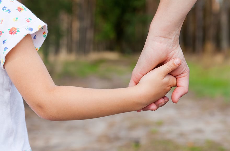 Mom Helping Her Anxious Child Overcome Fears